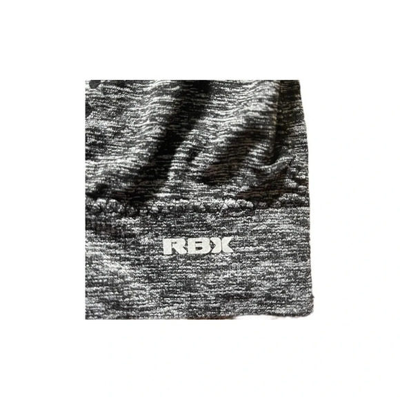 RBX Gray and Black Razorback Athletic Workout Sports Bra Women’s Medium - Picture 4 of 4